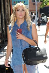 Ashley Benson Summer Style - Out in Soho, New York City, July 2015