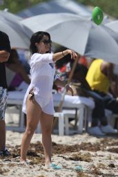 Becky G in a Bikini at Miami Beach - July 2015