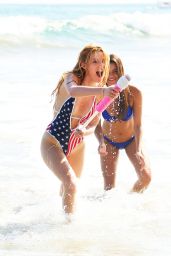 Bella Thorne in a Swimsuit at Beach in Malibu, July 2015
