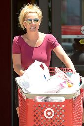 Britney Spears - Shopping at Target in Thousand Oaks, July 2015