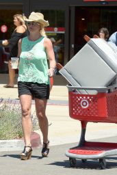 Britney Spears - Shopping at Target in Westlake Village, July 2015