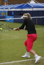 Caroline Wozniacki - Training at the AEGON International in Eastbourne, June 2015