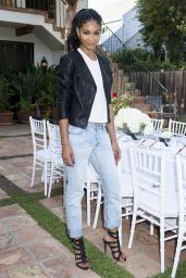 Chanel Iman – Just Jared & JustFab Summer Dinner Party in Malibu – July 2015