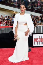 Dascha Polanco on Red Carpet - Mission Impossible: Rogue Nation Premiere in New York City