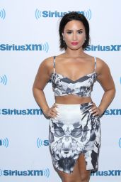 Demi Lovato at SiriusXM Studios in New York City, July 2015