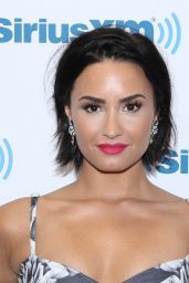 Demi Lovato at SiriusXM Studios in New York City, July 2015