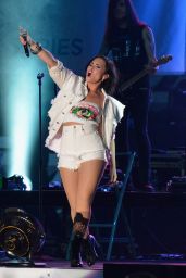 Demi Lovato Performing at the 2015 MLB All-Star Game in Cincinnati