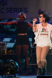 Demi Lovato Performing at the 2015 MLB All-Star Game in Cincinnati