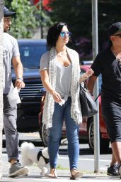 Demi Lovato Summer Style - Out in Vancouver, July 2015