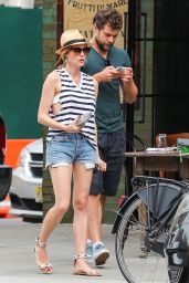 Diane Kruger & Joshua Jackson in New York City, July 2015