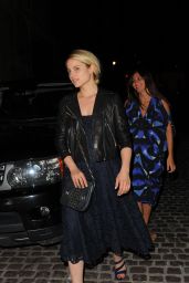 Dianna Agron Night Out Style - at the Chiltern Firehouse in London, June 2015