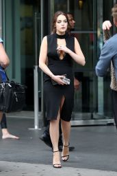 Elizabeth Gillies Style - Leaving Her Hotel in New York City, July 2015