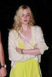 Elle Fanning Leaving the Arclight Theatre Hollywood, July 2015