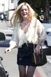 Elle Fanning Summer Casual Style - Beverly Hills, July 2015