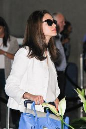 Emmy Rossum Airport Fashion - at LAX in Los Angeles, July 2015