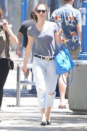 Emmy Rossum Street Style - West Hollywood, July 2015