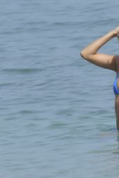 Eva Longoria Hot Bikini Pics - at a Beach in Marbella, Spain, July 2015