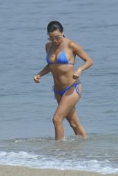 Eva Longoria Hot Bikini Pics - at a Beach in Marbella, Spain, July 2015