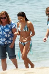 Eva Longoria Hot Bikini Pics - at the Beach in Marbella, July 2015