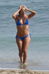 Eva Longoria in a Bikini at a Beach in Marbella, Spain 7/3/15 [Adds] 