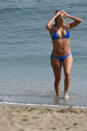Eva Longoria in a Bikini at a Beach in Marbella, Spain 7/3/15 [Adds] 