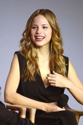 Halston Sage - Paper Towns Cast and Filmakers Event at the Apple Store in NYC