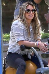 Hilary Duff - at Coldwater Canyon Park in Beverly Hills, July 2015