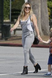 Hilary Duff Casual Style - Out in Studio City, July 2015