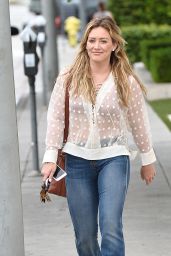 Hilary Duff Street Style - Out in West Hollywood, July 2015