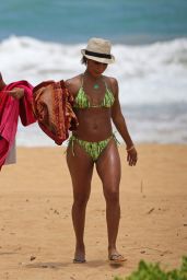 Jada Pinkett Smith in a BIkini on Vacation in Hawaii, July 2015