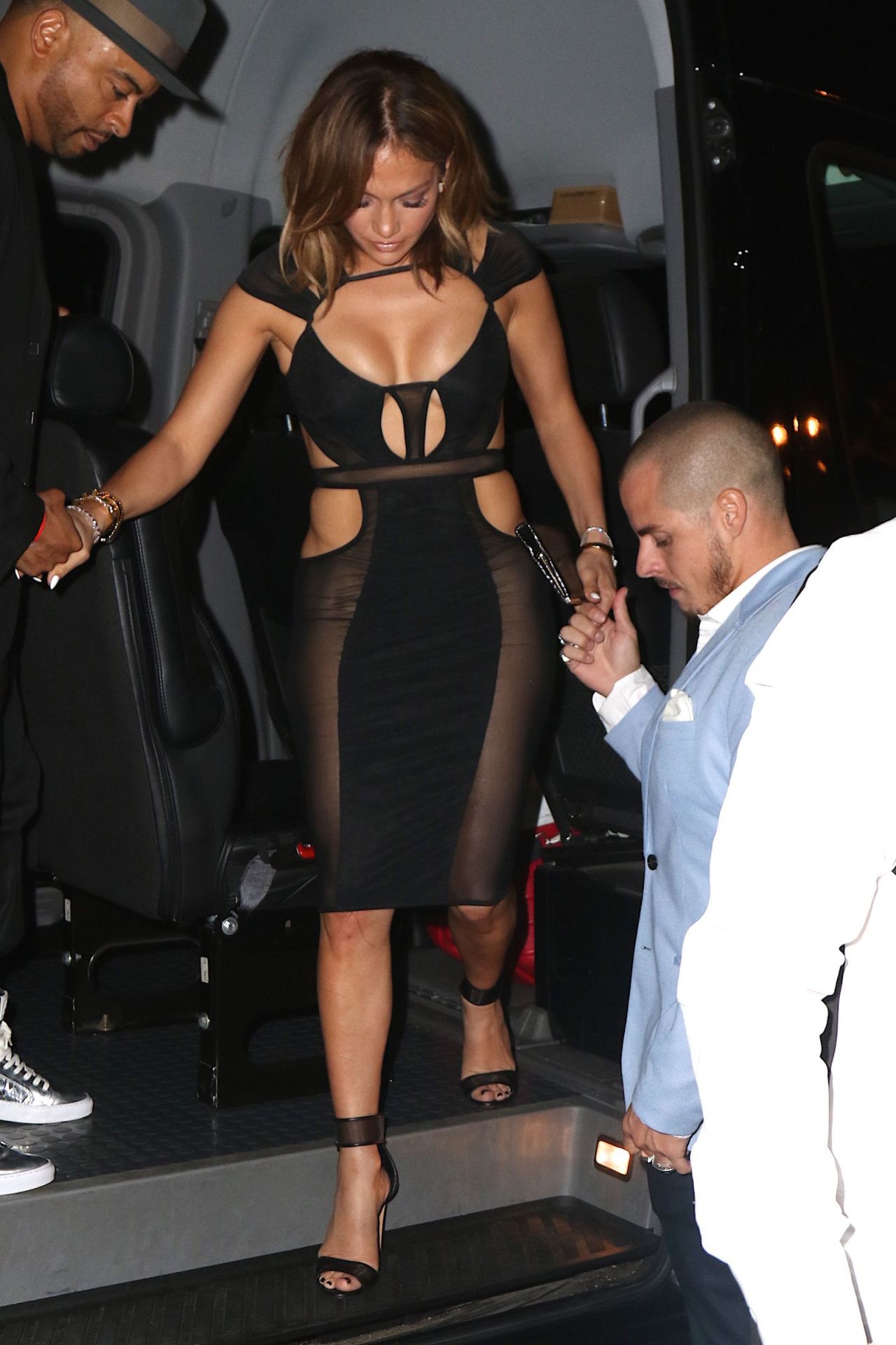 Jennifer Lopez - Celebrated Her 46th Birtday at 1 Oak 