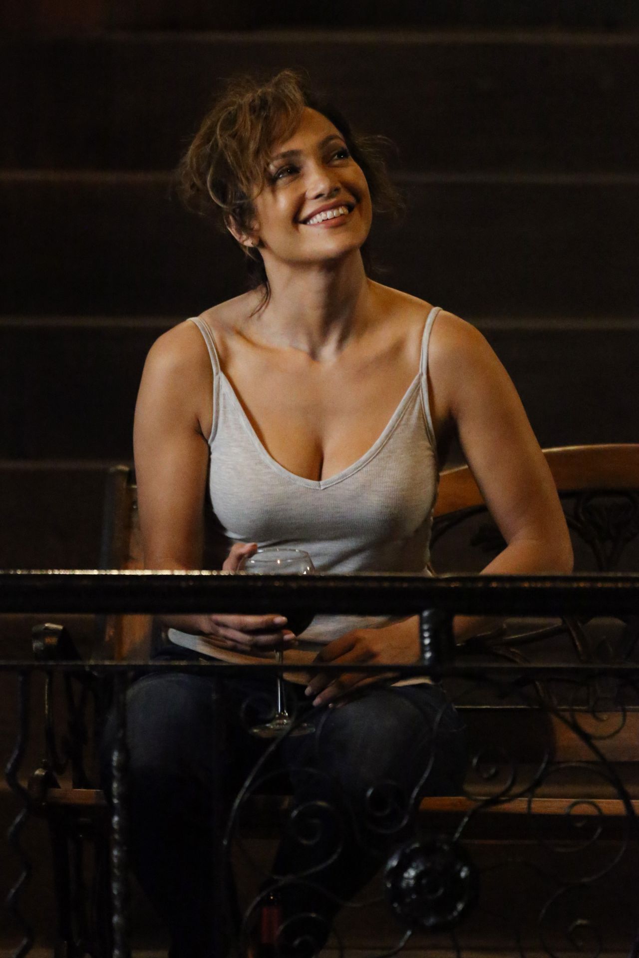 Jennifer Lopez on the Set of 'Shades of Blue' in New York City, July
