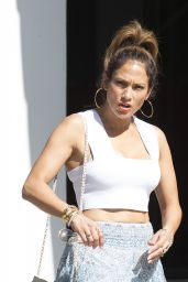 Jennifer Lopez  Summer Style - Out and About in Miami, July 2015