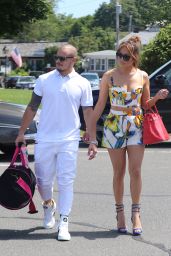 Jennifer Lopez - With Family in Sag Harbor On Private Yacht Utopia 3, NY - July 2015 