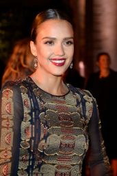 Jessica Alba Style - Tory Burch Paris Flagship Store Opening After Party in Paris