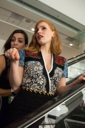 Jessica Chastain Meeting Fans - Comic-Con in San Diego, July 2015