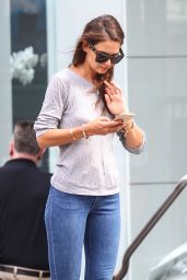 Katie Holmes Tight in Jeans - Out in NYC, July 2015