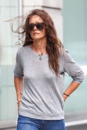 Katie Holmes Tight in Jeans - Out in NYC, July 2015