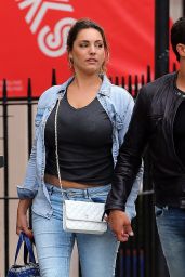 Kelly Brook Casual Style - Out in London, July 2015