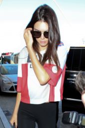 Kendall Jenner Airport Style - at LAX, July 2015