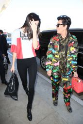Kendall Jenner Airport Style - at LAX, July 2015