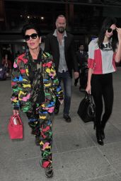 Kendall Jenner & Kris Jenner Airport Style - Heathrow Airport in London, July 2015
