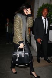Kendall Jenner Night Out Style - Chiltern Firehouse in London - June 2015