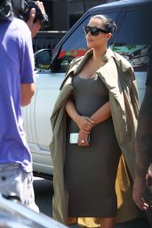 Kim Kardashian Street Fashion - Shopping in West Hollywood, July 2015