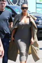 Kim Kardashian Street Fashion - Shopping in West Hollywood, July 2015