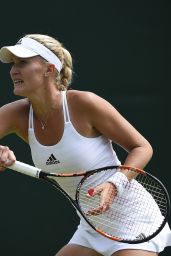 Kristina Mladenovic – Wimbledon Tournament 2015 – First Round