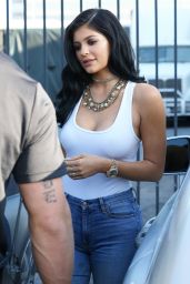Kylie Jenner Hot in Tight Jeans - Out in Van Nuys, July 2015