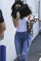 Kylie Jenner Hot in Tight Jeans - Out in Van Nuys, July 2015