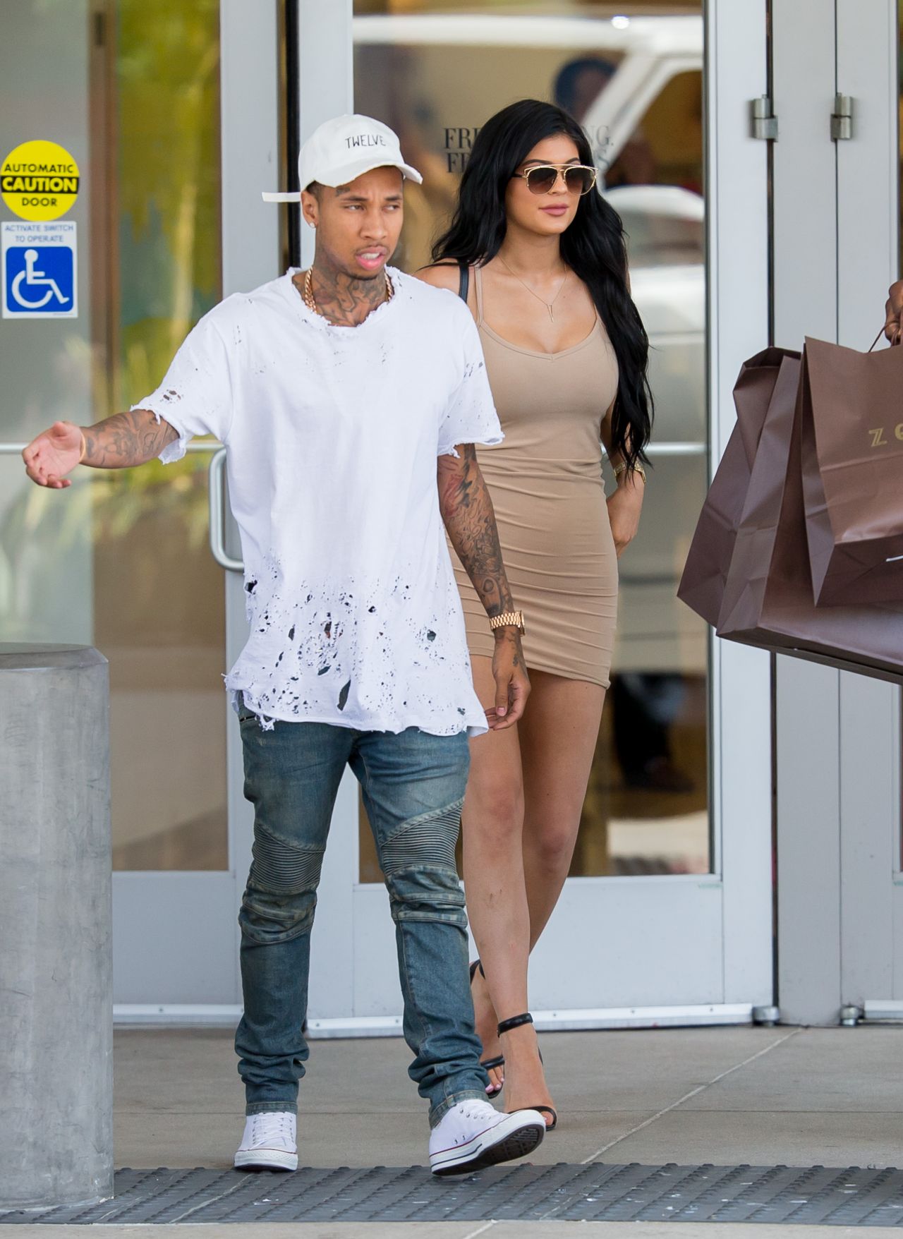 Kylie Jenner Summer Style - at the Westfield Mall in Woodland