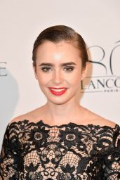 Lily Collins - Lancome 80th Anniversary Party in Paris
